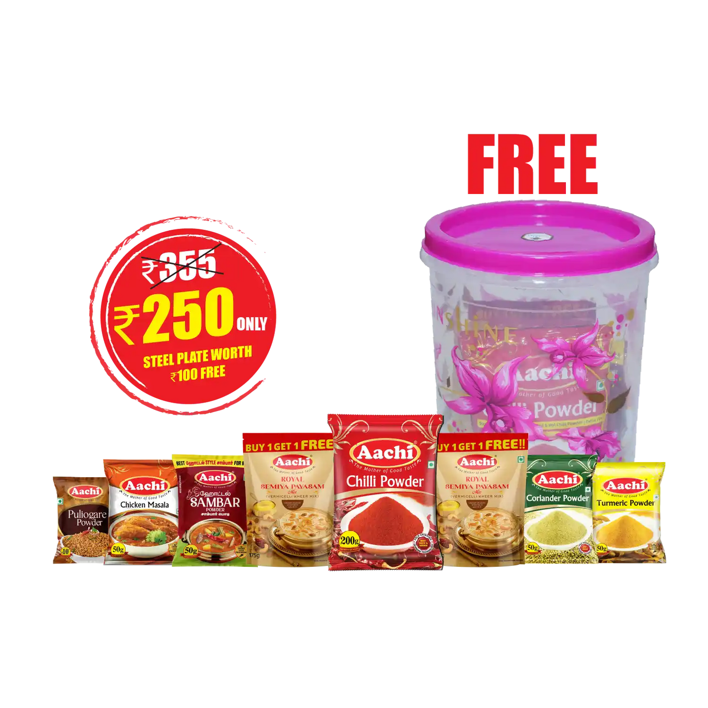 Aachi Special Container Combo