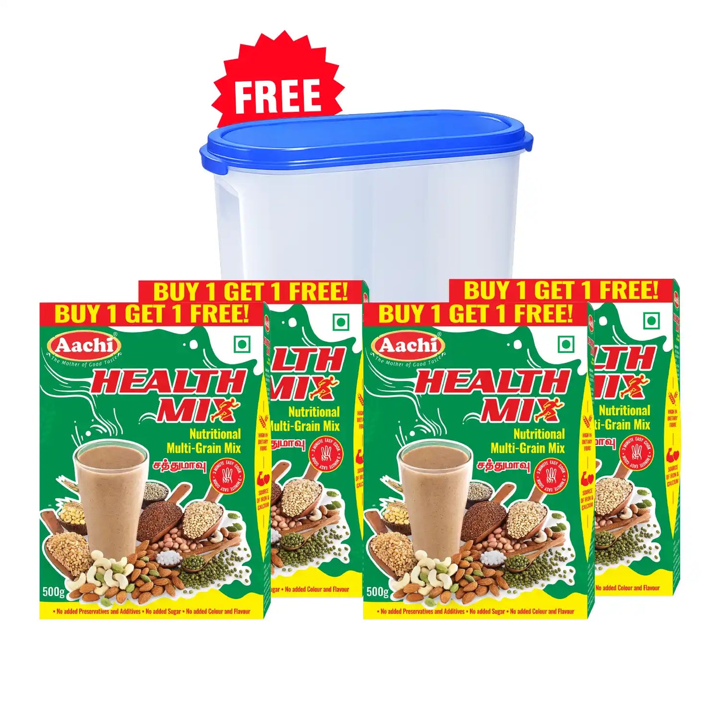Health Mix Combo with Free Container(M)