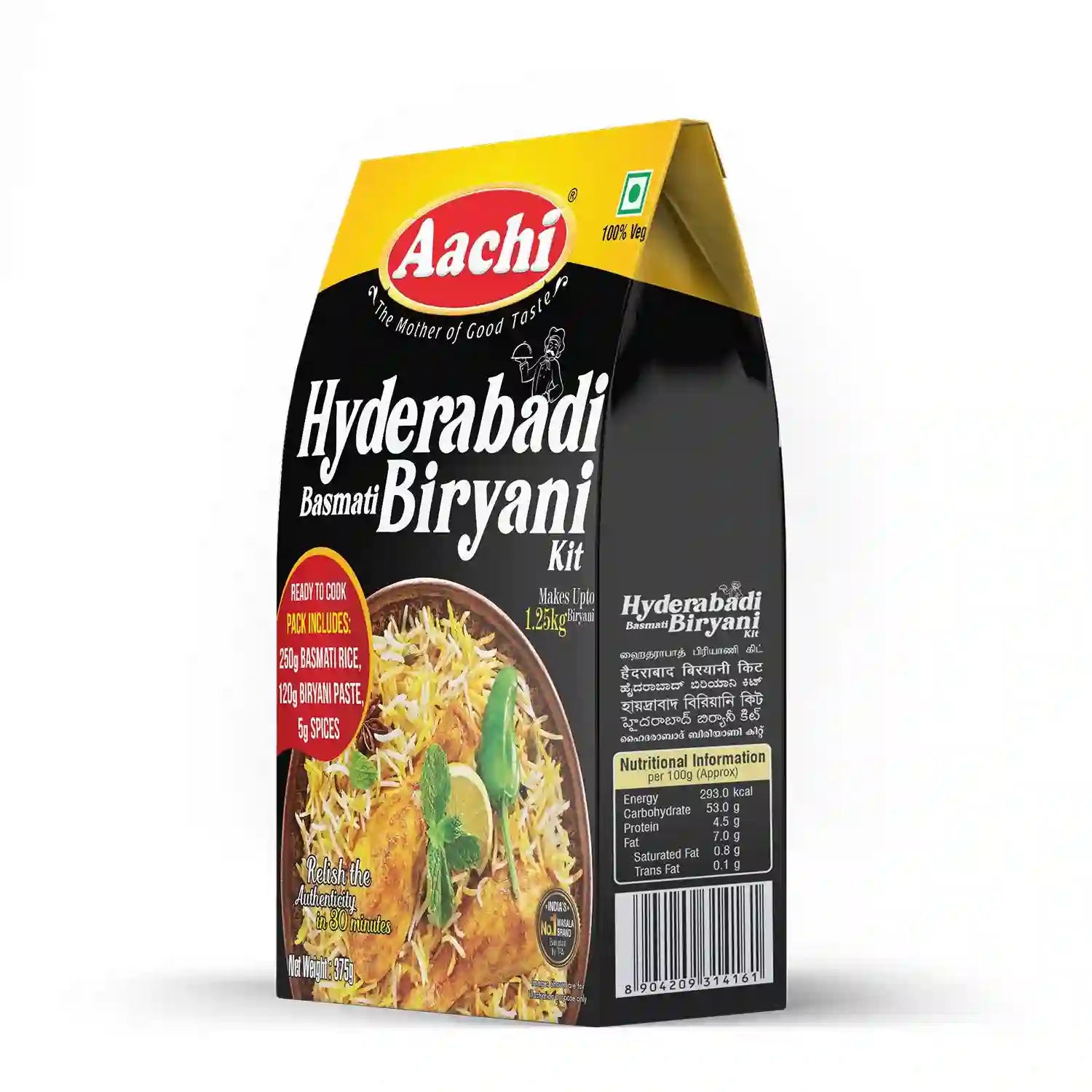 Aachi Hyderabadi Basmati Biryani Kit