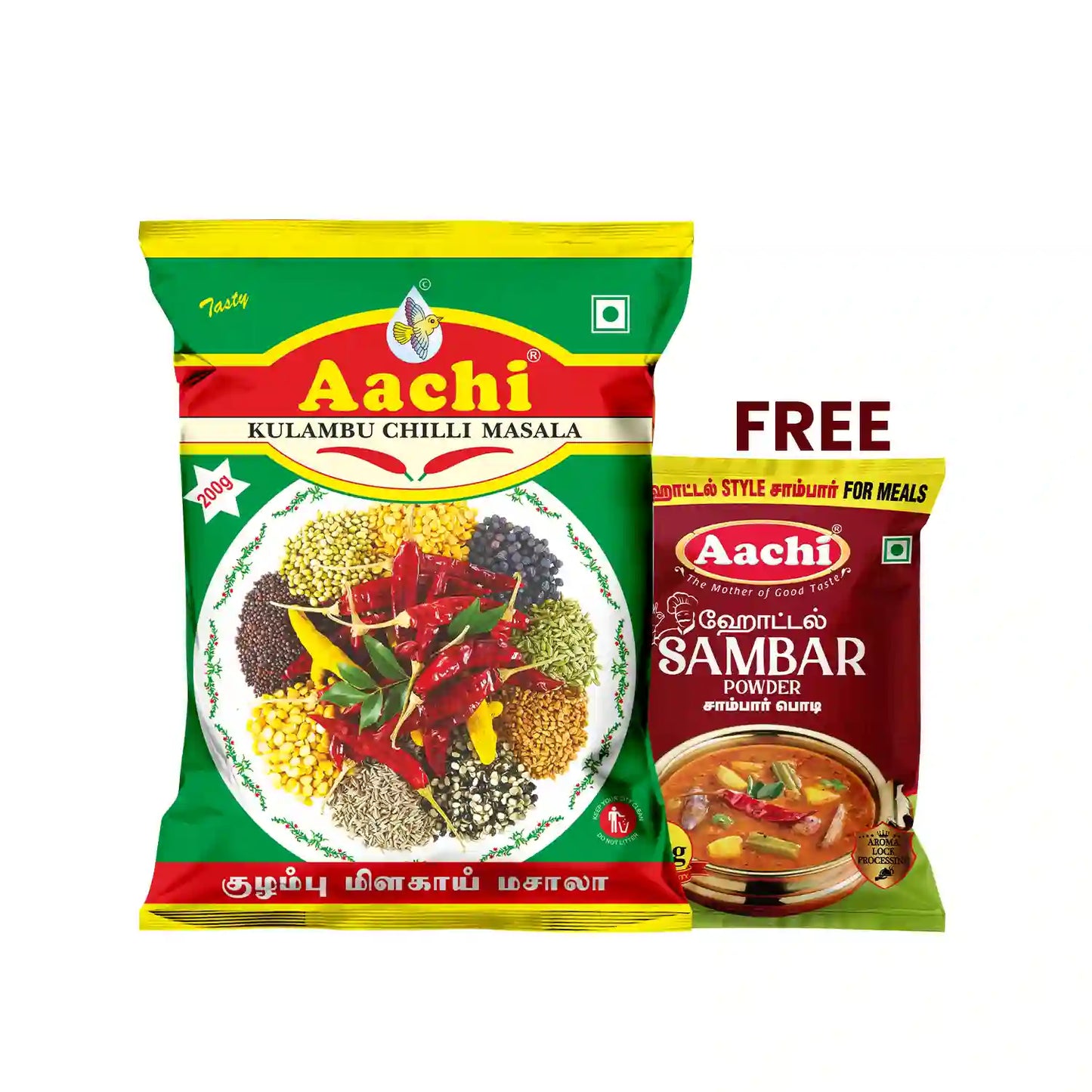 Kulambu Chilli Masala with Free Hotel Sambar Powder