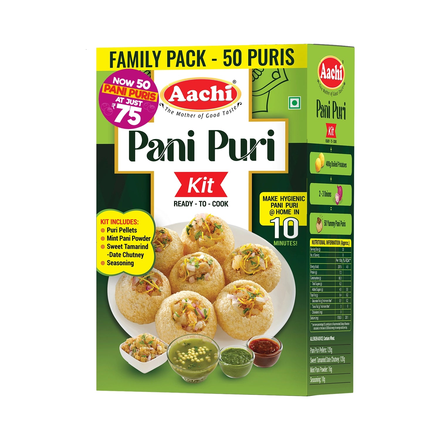 Pani Puri Family Pack