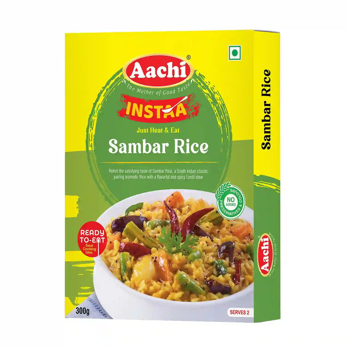 Ambari Rice Instant Sambar Rice 300g at ₹112 | Buy 1 Get 1 Free Meal Pack – Aachifoods