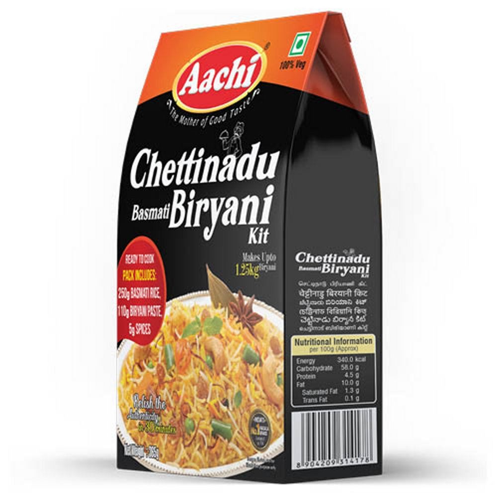 Chettinadu Basmati Biryani Kit 365g With Free 100g Payasam Mix